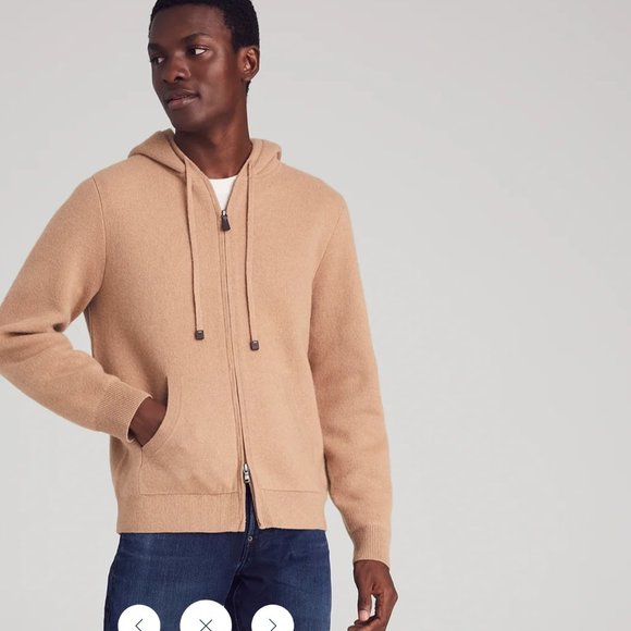 COLUMBUS CASHMERE HOODIE JACKET - Picture 5 of 6